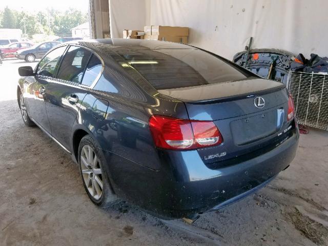 JTHCH96S060012045 - 2006 LEXUS GS 300 GRAY photo 3