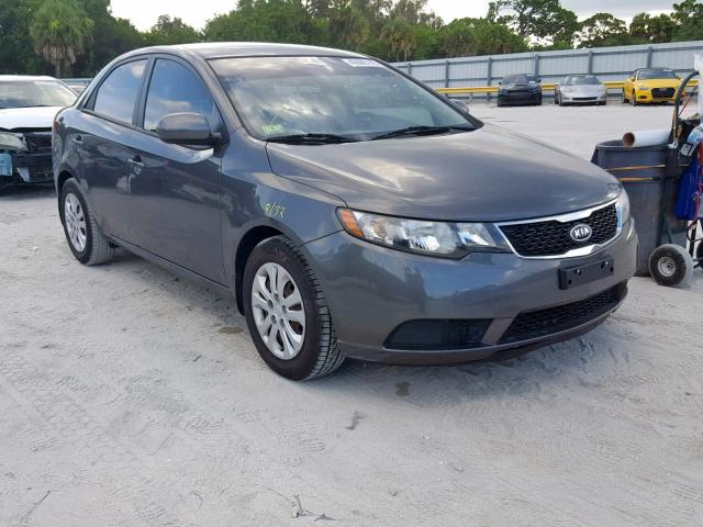 KNAFU4A29D5705410 - 2013 KIA FORTE EX CHARCOAL photo 1