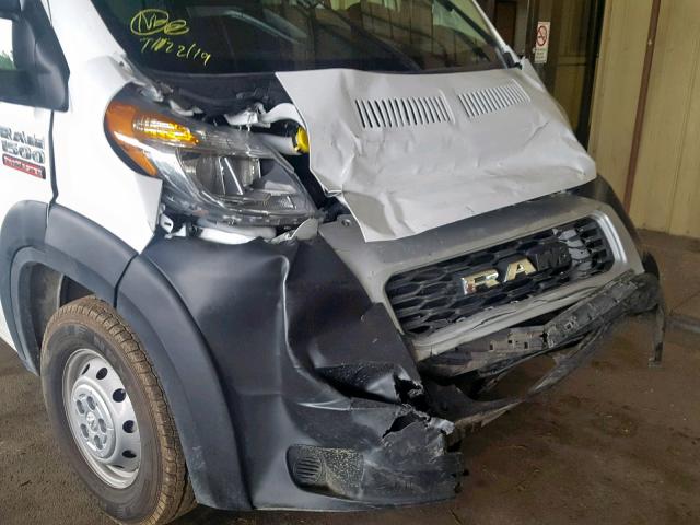3C6TRVAG4KE516570 - 2019 RAM PROMASTER 白色 照片 9