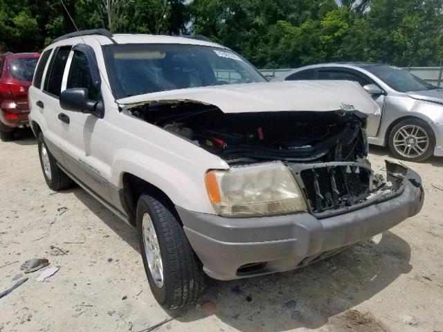 1J4GX48S32C176429 - 2002 JEEP GRAND CHER WHITE photo 1