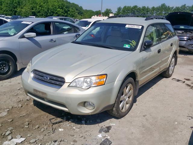 4S4BP61C267330427 - 2006 SUBARU LEGACY OUT TAN photo 2