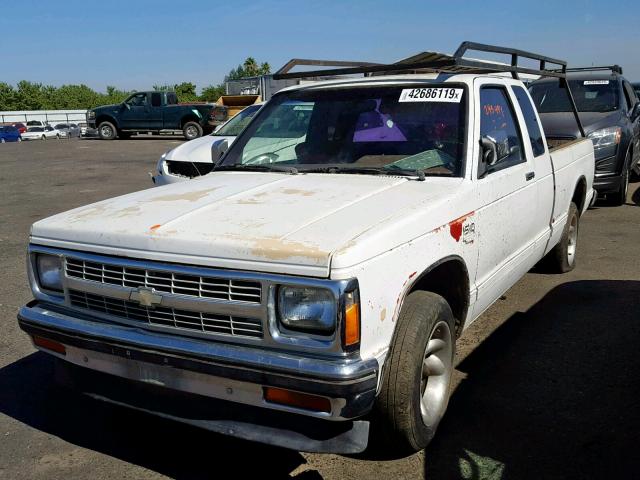 1GCCS19Z8K8136217 - 1989 CHEVROLET S TRUCK S1 WHITE photo 2