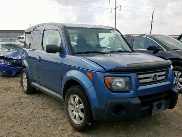 5J6YH28758L020063 - 2008 HONDA ELEMENT EX BLUE photo 1