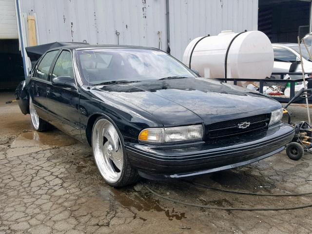 1G1BL52PXTR168549 - 1996 CHEVROLET IMPALA BLACK photo 1