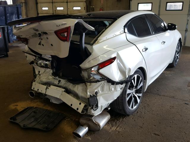 1N4AA6AP8GC383412 - 2016 NISSAN MAXIMA 3.5 WHITE photo 4