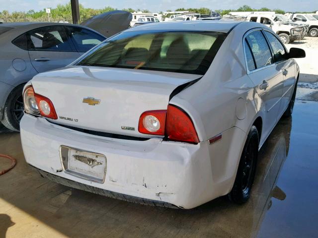 1G1ZC5E01AF250312 - 2010 CHEVROLET MALIBU 1LT WHITE photo 4
