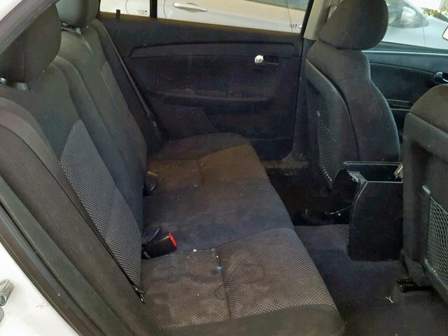 1G1ZC5E01AF250312 - 2010 CHEVROLET MALIBU 1LT WHITE photo 6