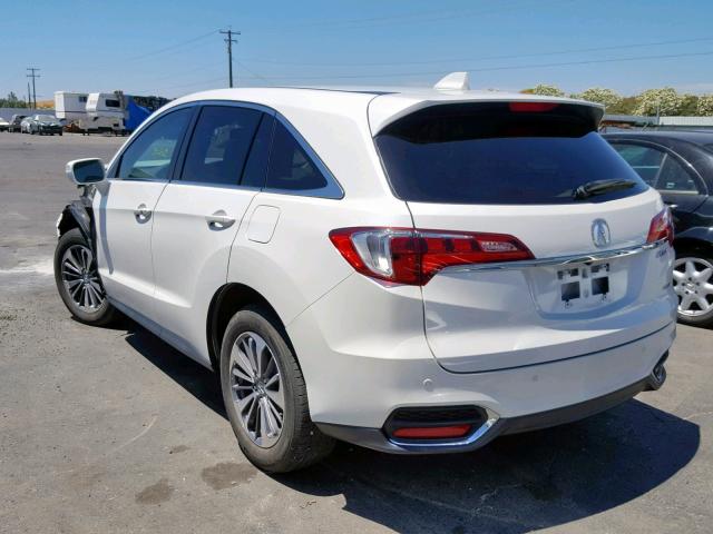 5J8TB4H76GL004600 - 2016 ACURA RDX ADVANC WHITE photo 3