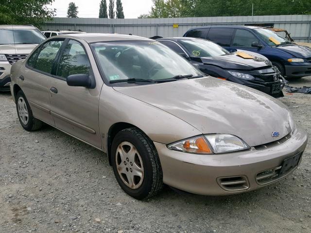 1G1JF524317156907 - 2001 CHEVROLET CAVALIER L TAN photo 1