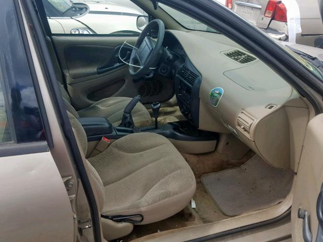 1G1JF524317156907 - 2001 CHEVROLET CAVALIER L TAN photo 5