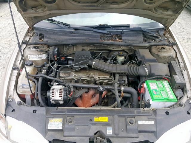 1G1JF524317156907 - 2001 CHEVROLET CAVALIER L TAN photo 7