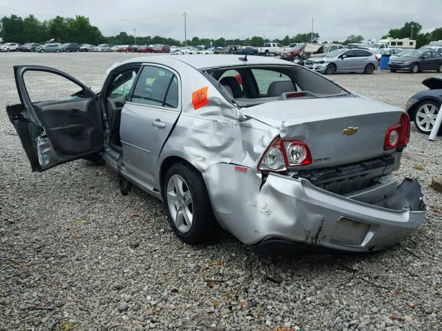 1G1ZB5EB5AF296777 - 2010 CHEVROLET MALIBU LS SILVER photo 3