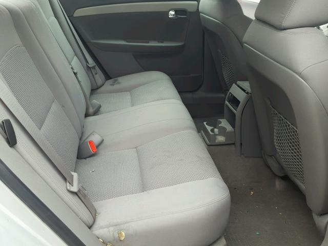 1G1ZB5EB5AF296777 - 2010 CHEVROLET MALIBU LS SILVER photo 6