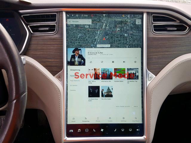 5YJSA1S12EFP66242 - 2014 TESLA MODEL S فضي صورة 9