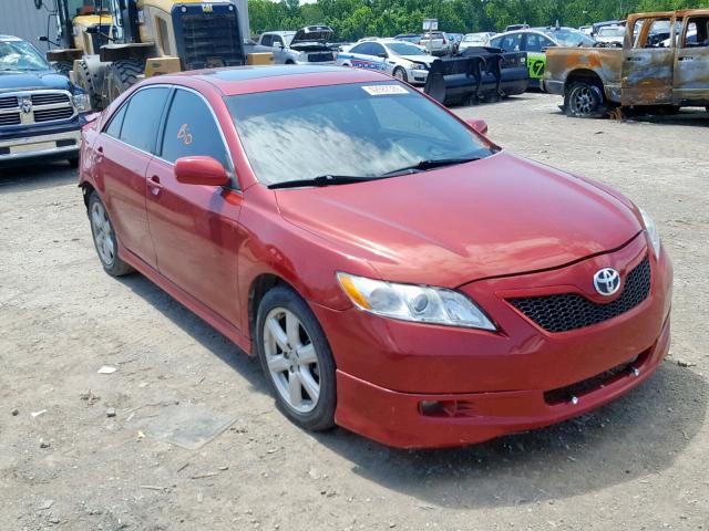 4T1BE46K47U102586 - 2007 TOYOTA CAMRY NEW RED photo 1