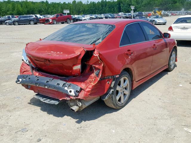 4T1BE46K47U102586 - 2007 TOYOTA CAMRY NEW RED photo 4