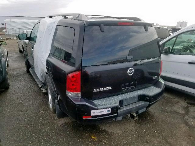 5N1AA08D18N618060 - 2008 NISSAN ARMADA SE BLACK photo 3