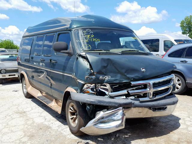 2B6HB11Y0XK584355 - 1999 DODGE RAM VAN B1 GREEN photo 1