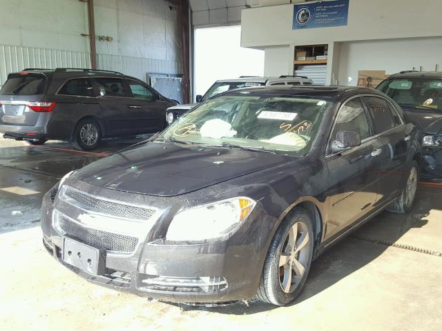 1G1ZC5EU5CF286493 - 2012 CHEVROLET MALIBU 1LT BLACK photo 2