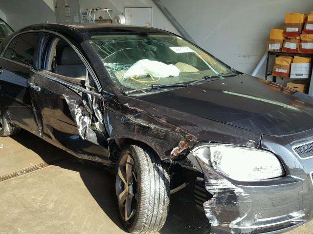 1G1ZC5EU5CF286493 - 2012 CHEVROLET MALIBU 1LT BLACK photo 9