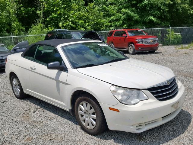 1C3LC45B59N515022 - 2009 CHRYSLER SEBRING LX WHITE photo 1