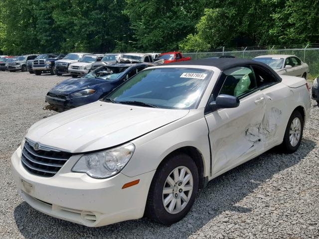 1C3LC45B59N515022 - 2009 CHRYSLER SEBRING LX WHITE photo 2