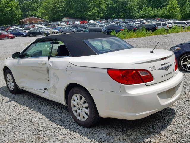 1C3LC45B59N515022 - 2009 CHRYSLER SEBRING LX WHITE photo 3