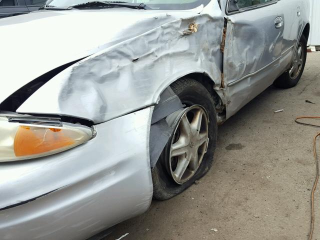 1G3NL52E74C218606 - 2004 OLDSMOBILE ALERO GL SILVER photo 9