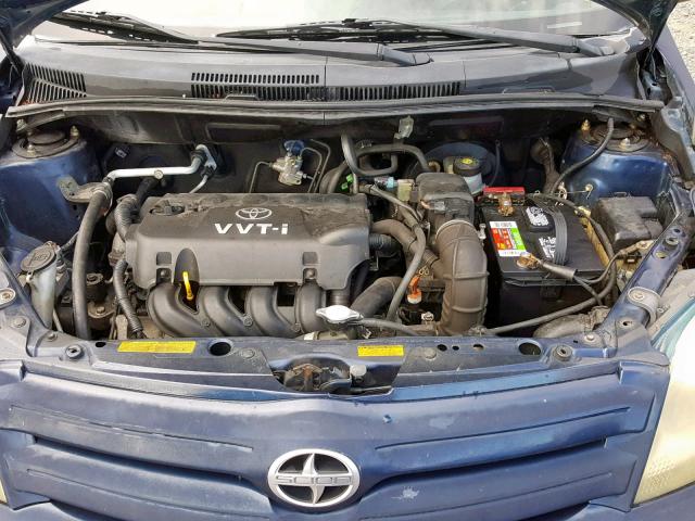 JTKKT624250100815 - 2005 TOYOTA SCION XA BLUE photo 7