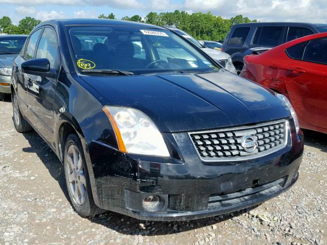 3N1AB61E18L657077 - 2008 NISSAN SENTRA 2.0 BLACK photo 1