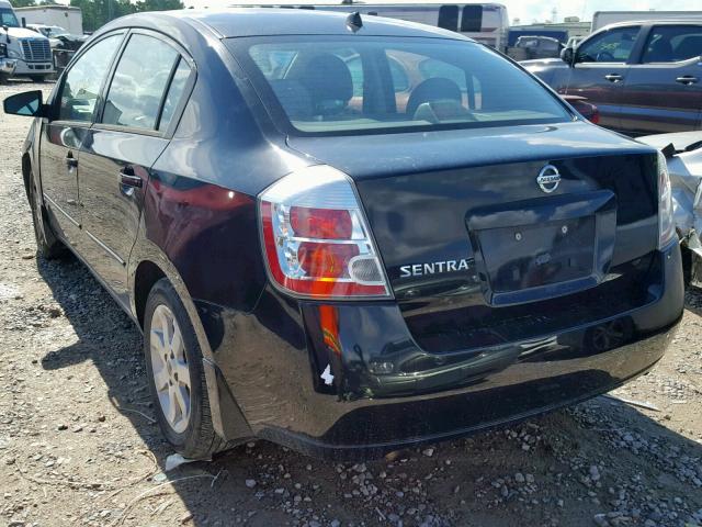 3N1AB61E18L657077 - 2008 NISSAN SENTRA 2.0 BLACK photo 3