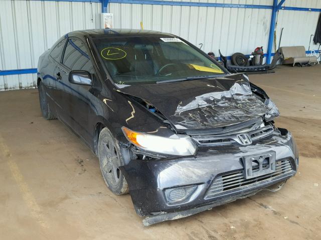 2HGFG12948H518628 - 2008 HONDA CIVIC EXL BLACK photo 1