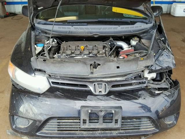 2HGFG12948H518628 - 2008 HONDA CIVIC EXL BLACK photo 7