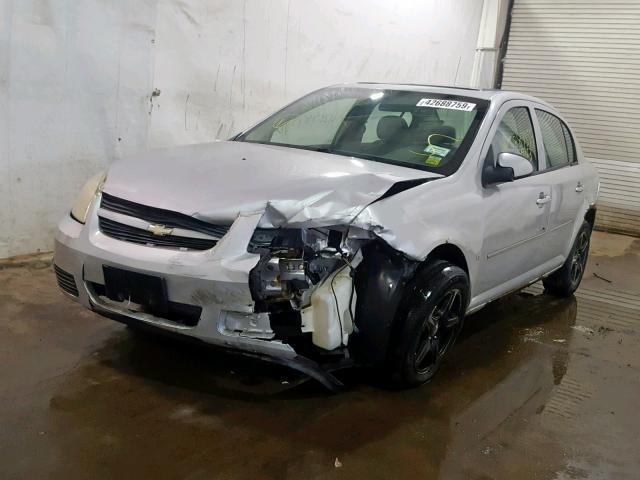 1G1AL55F277403042 - 2007 CHEVROLET COBALT LT GRAY photo 2