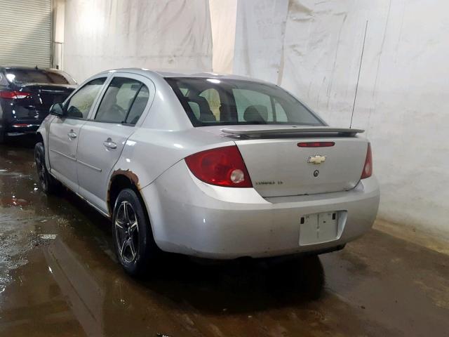 1G1AL55F277403042 - 2007 CHEVROLET COBALT LT GRAY photo 3