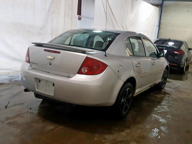 1G1AL55F277403042 - 2007 CHEVROLET COBALT LT GRAY photo 4