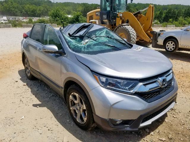 7FARW1H85JE005255 - 2018 HONDA CR-V EXL SILVER photo 1