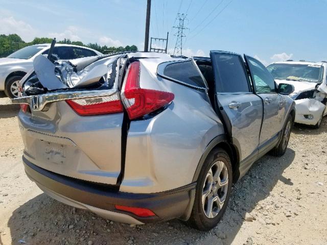 7FARW1H85JE005255 - 2018 HONDA CR-V EXL SILVER photo 4