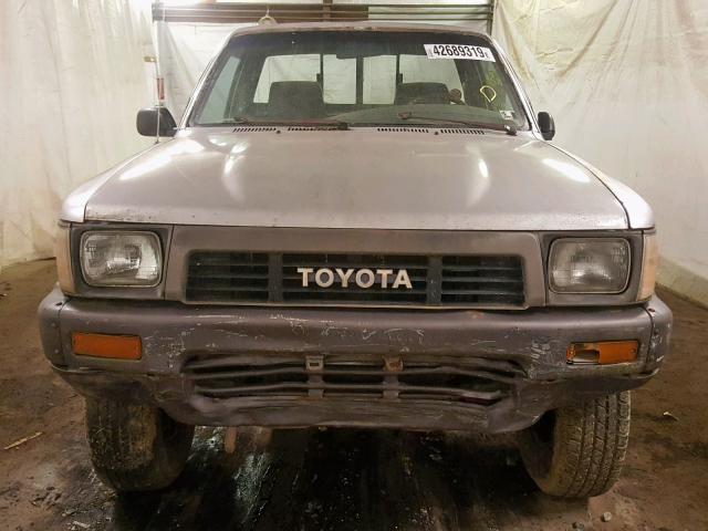 JT4RN01PXK4015136 - 1989 TOYOTA PICKUP 1/2 SILVER photo 9