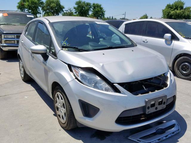 3FADP4TJ5DM111323 - 2013 FORD FIESTA S SILVER photo 1