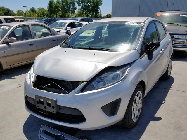 3FADP4TJ5DM111323 - 2013 FORD FIESTA S SILVER photo 2