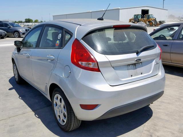 3FADP4TJ5DM111323 - 2013 FORD FIESTA S SILVER photo 3