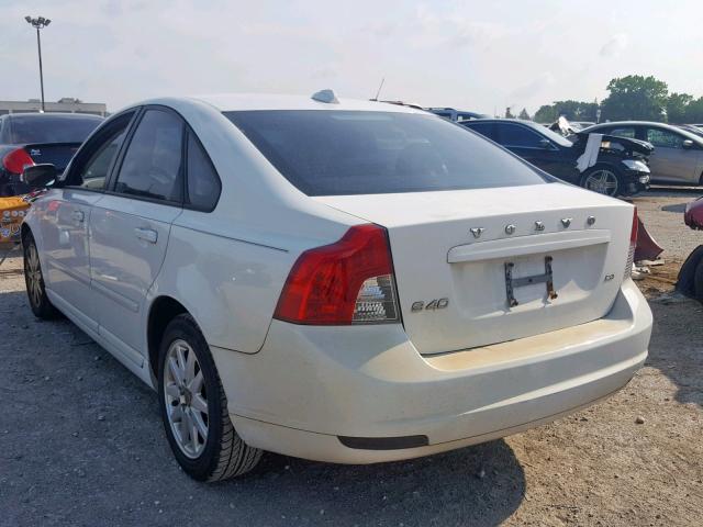 YV1MS382992450955 - 2009 VOLVO S40 2.4I WHITE photo 3