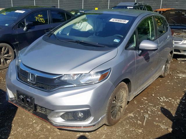 3HGGK5H62KM729892 - 2019 HONDA FIT SPORT SILVER photo 2