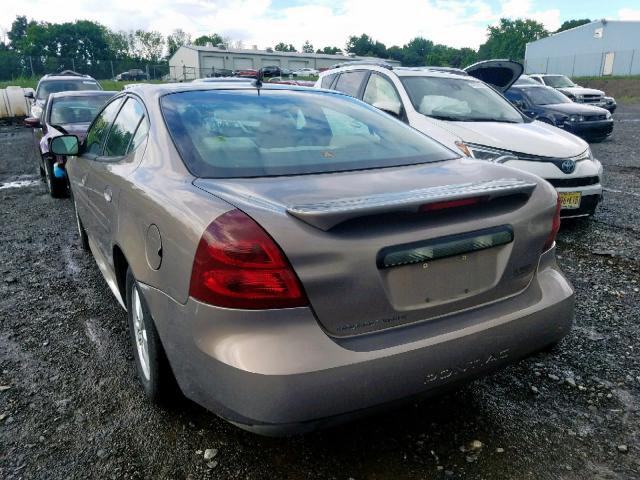 2G2WP552061154643 - 2006 PONTIAC GRAND PRIX BEIGE photo 3