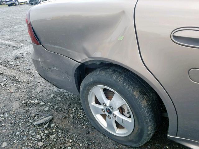 2G2WP552061154643 - 2006 PONTIAC GRAND PRIX BEIGE photo 9