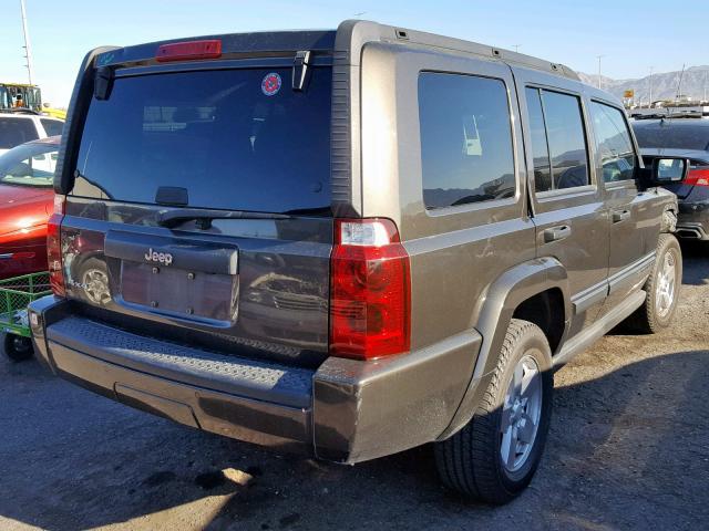 1J8HG48K76C271665 - 2006 JEEP COMMANDER GRAY photo 4
