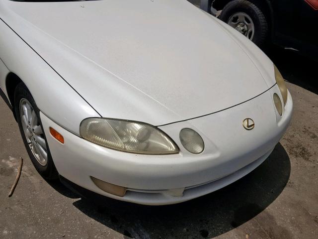 JT8UZ30C1R0035645 - 1994 LEXUS SC 400 WHITE photo 9