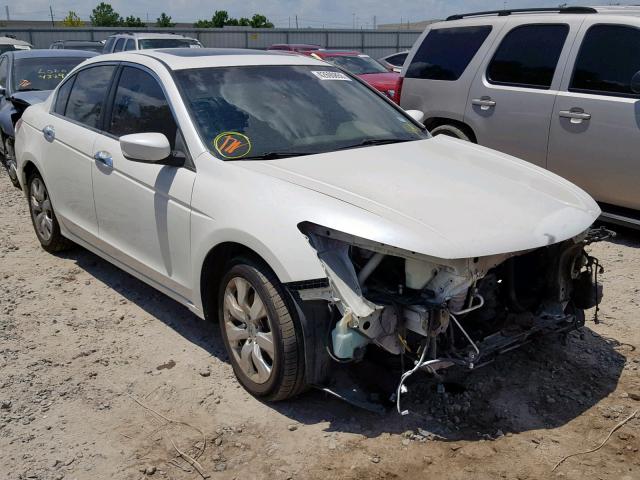 1HGCP36848A085665 - 2008 HONDA ACCORD EXL WHITE photo 1