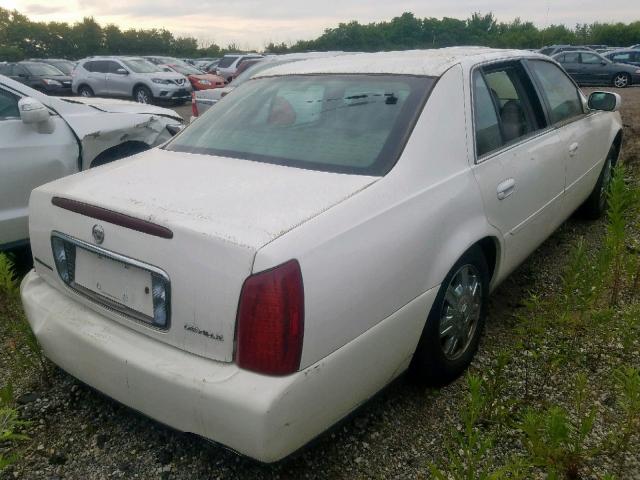 1G6KD54Y13U291800 - 2003 CADILLAC DEVILLE WHITE photo 4